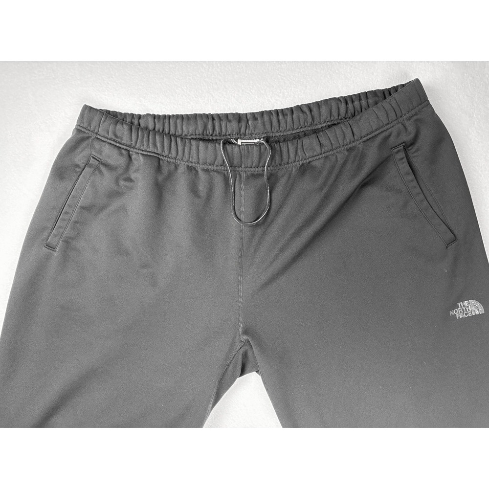 The North Face Men's Softshell Pants Black XXL Fleece Lined Stretch Inseam 28 - Picture 2 of 9